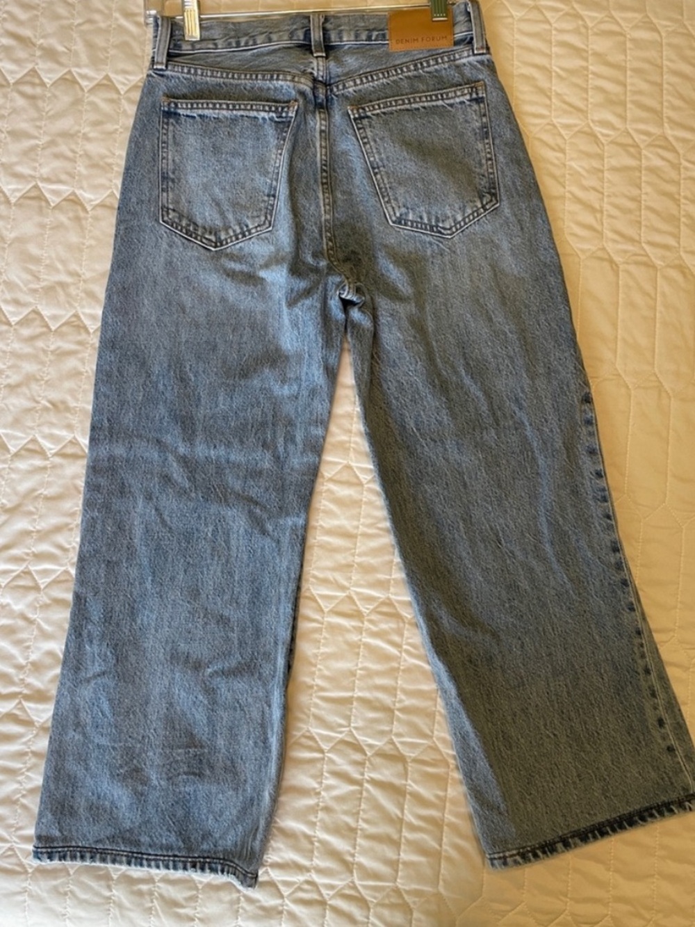 Denim Forum The Farrah Hi-rise Wide Ankle Jean Size 26 - Picture 4 of 8